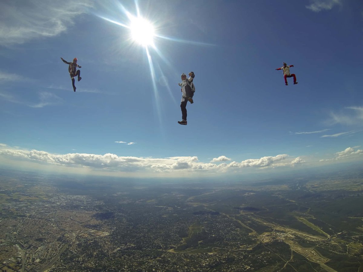 Skydiving абстракция