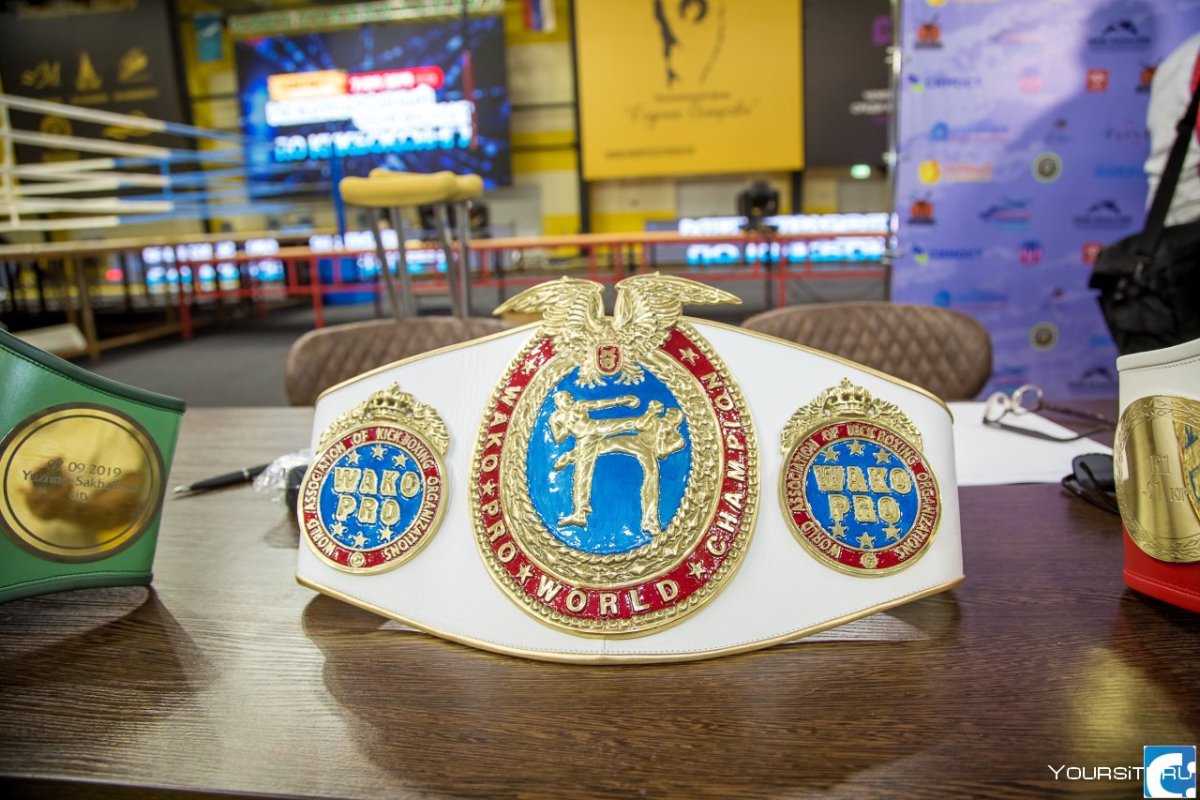 Чемпионский пояс по кикбоксингу w a k o
