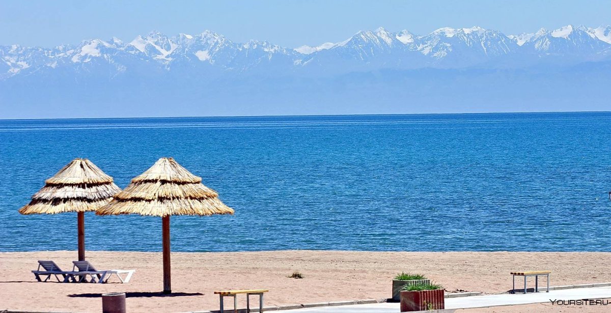 Пляж Иссык Куль Киргизия