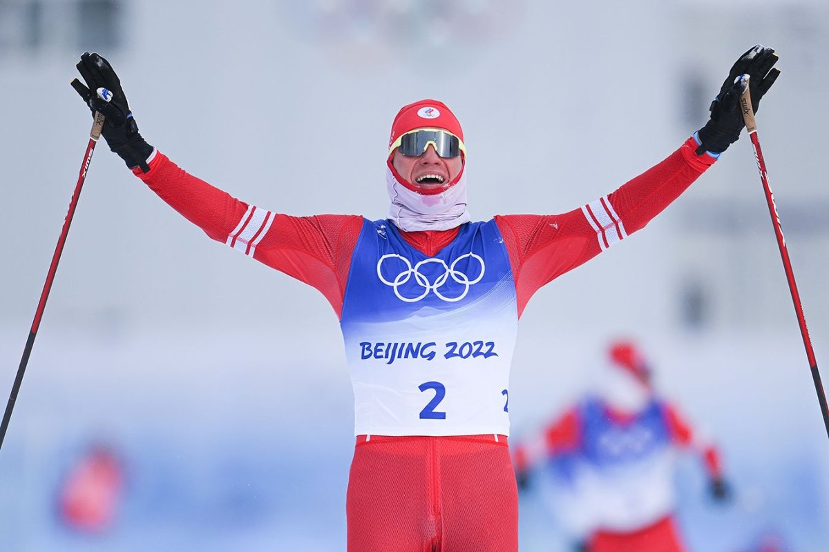 Большунов лыжник олимпиада 2022
