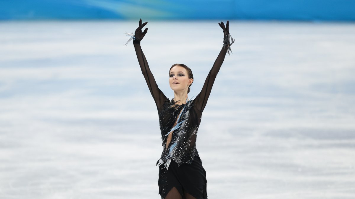 Анна Щербакова фигуристка Пекин 2022