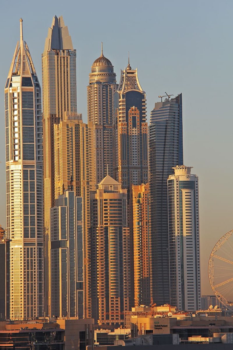Архитектура Марины Дубай