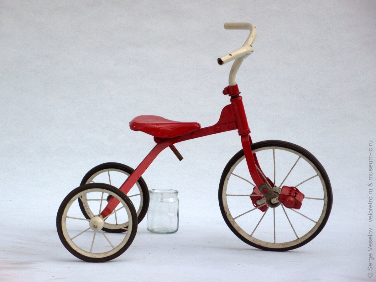 3х колёсный велосипед детский СССР
