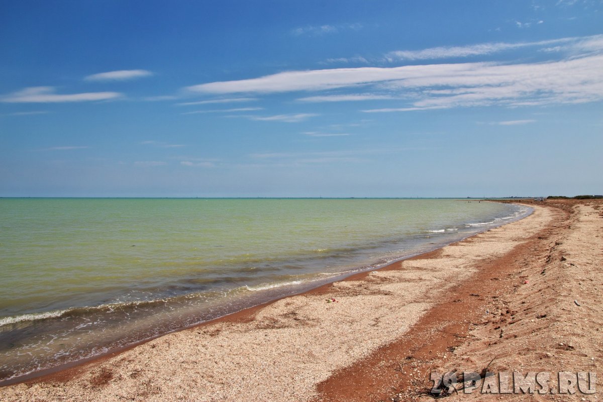 Берег Каспийского моря Калмыкия