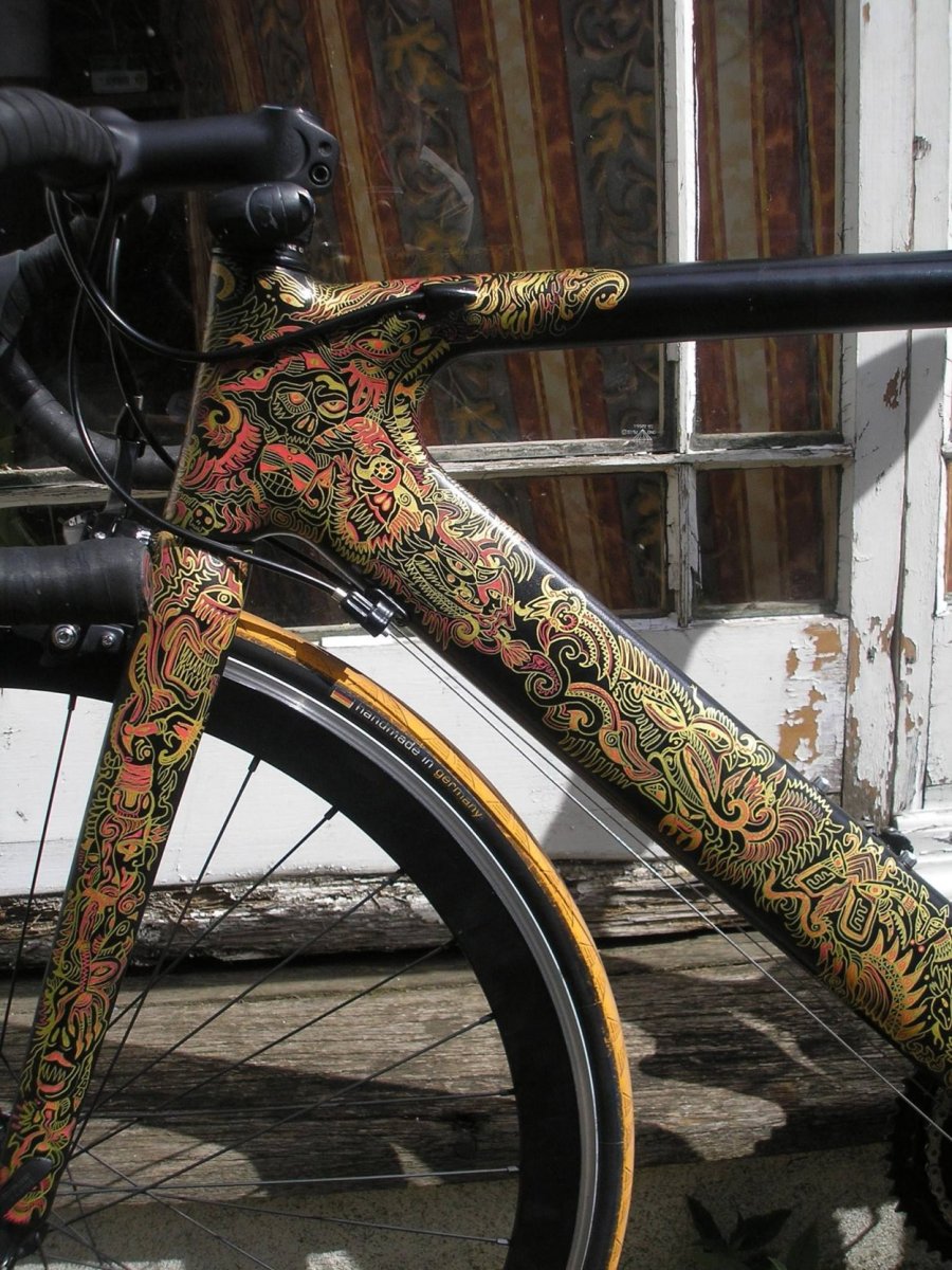 Перекраска рамы велосипеда