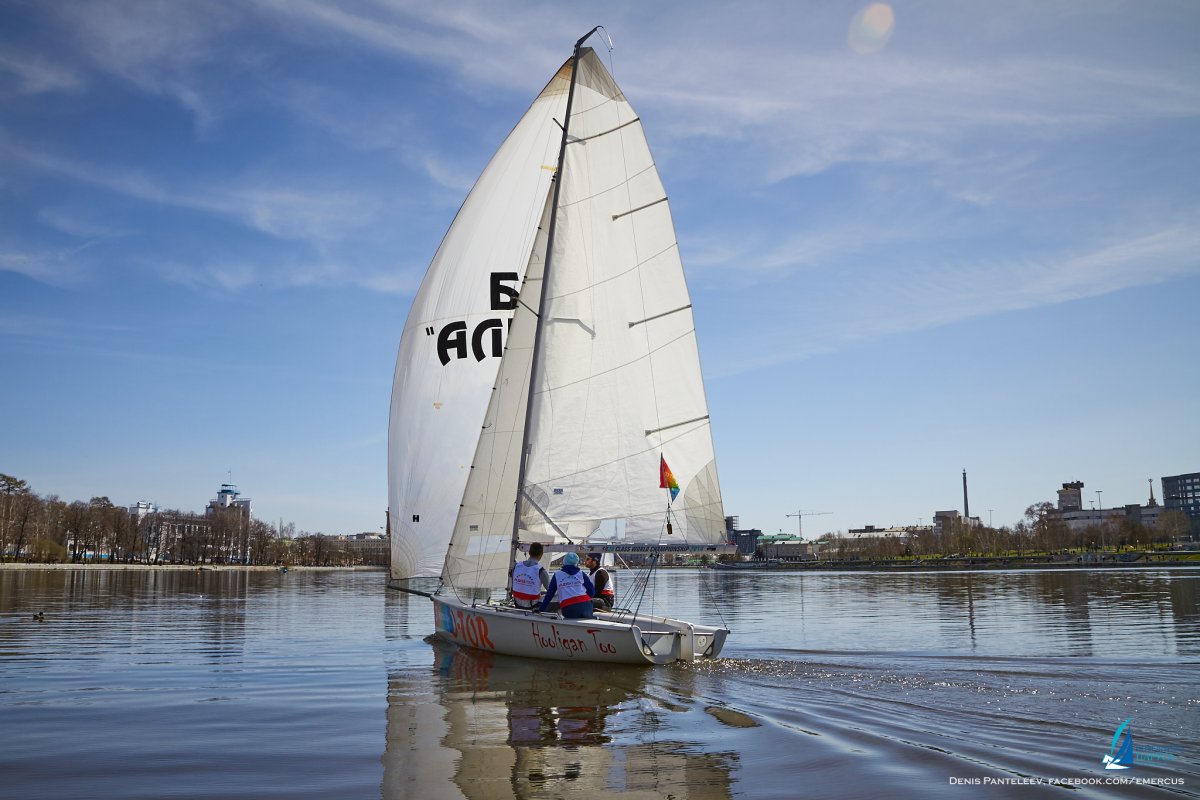 Парусное вооружение sailboat Optimist