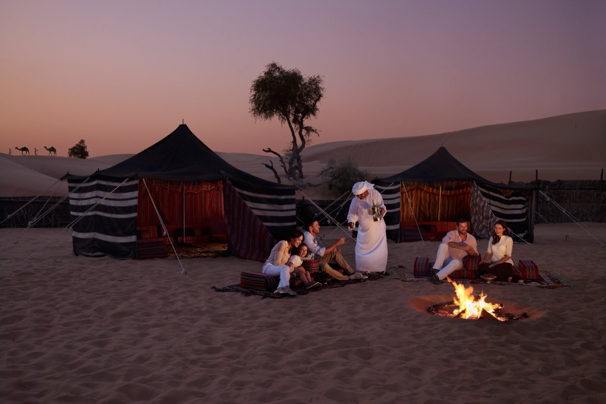 Абу Даби деревня бедуинов