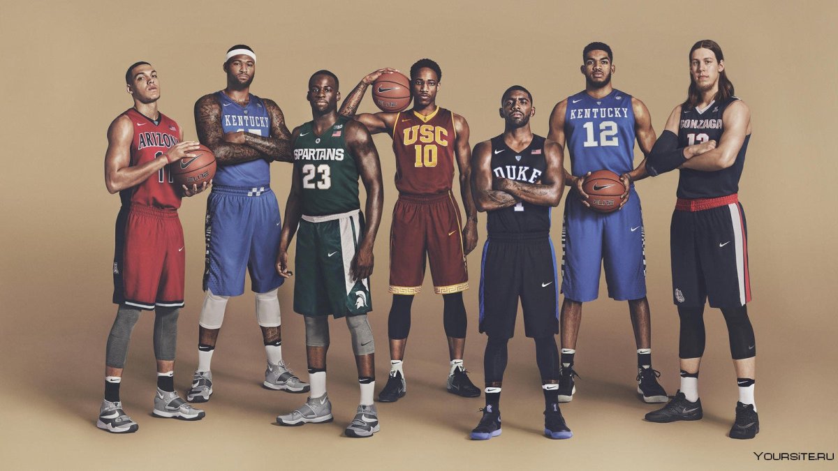 Команда игроков НБА баскетбол