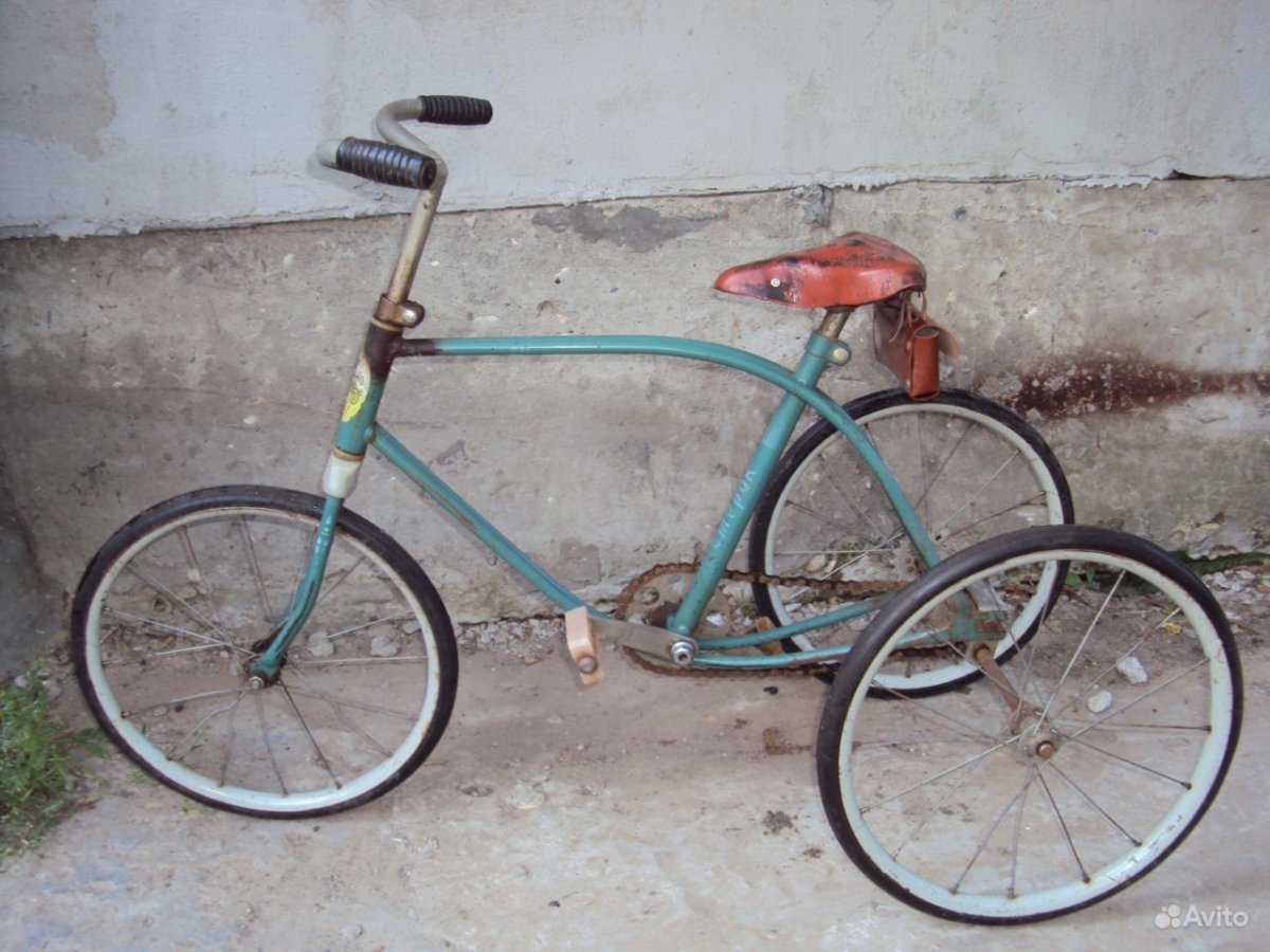 Трёхколёсный велосипед детский ветерок СССР