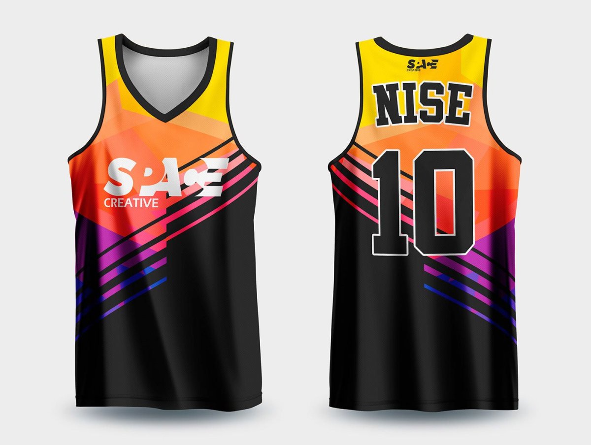 Баскетбольная форма с огнем