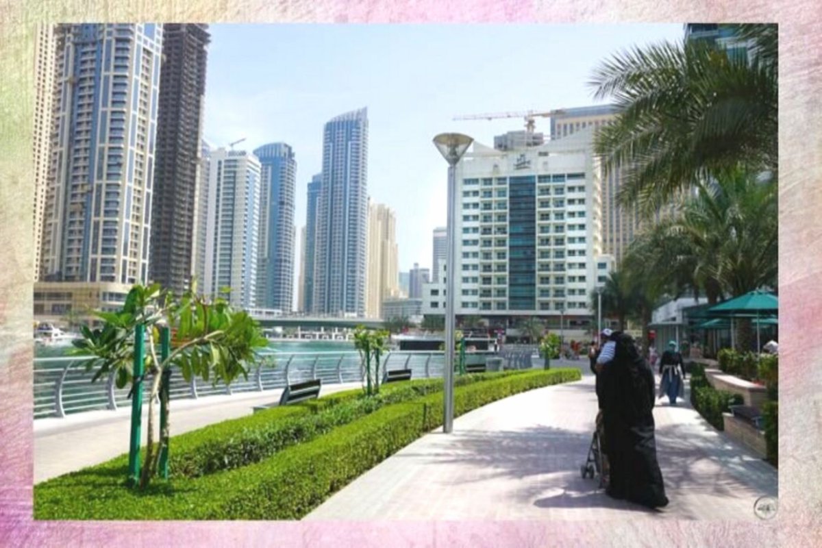 Дубай Марина Walking