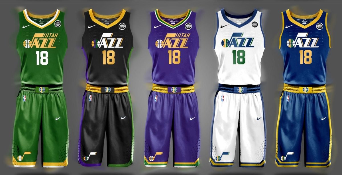 Баскетбольное джерси Utah Jazz