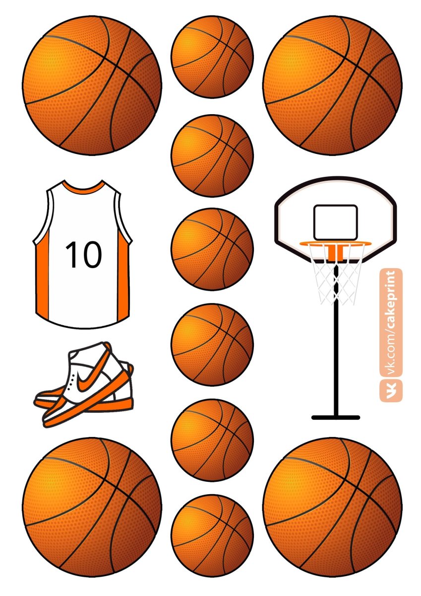 Баскетбольный мяч макет