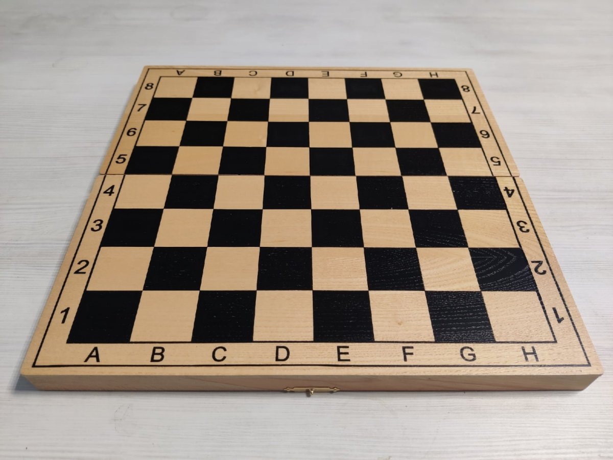 Орловская Ладья шахматы обиходные лакированные с доской р-1