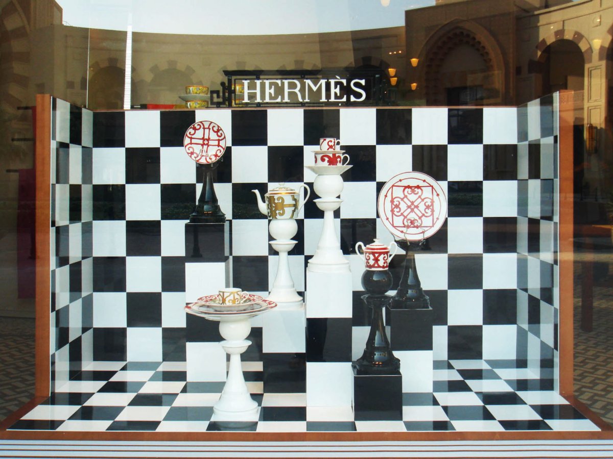 Витрины с шахматами