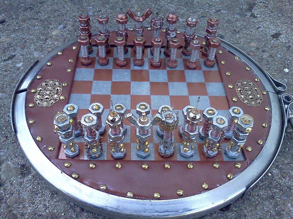 Шахматы из болтов и гаек