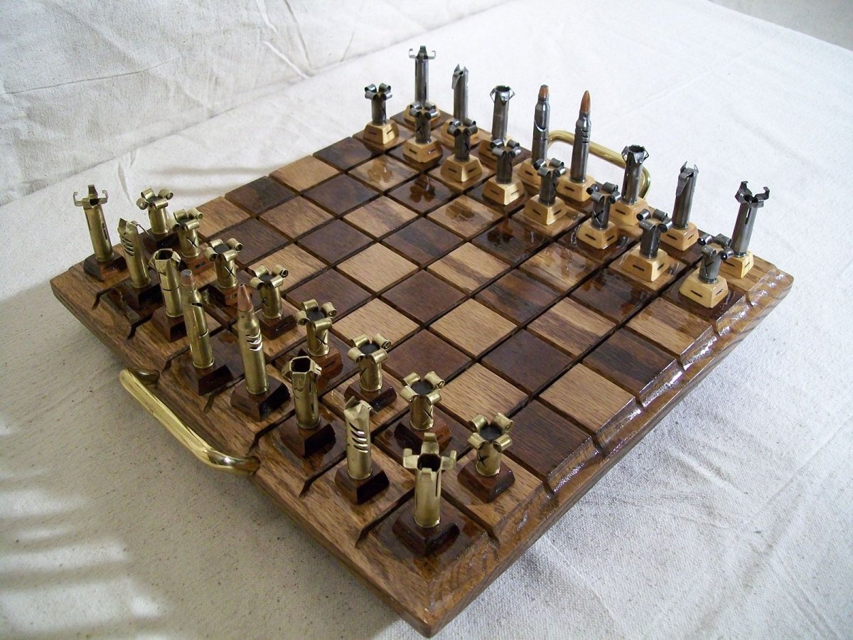 Самодельная шахматная доска