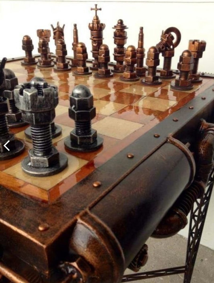 Шахматы стимпанк Steampunk Chess