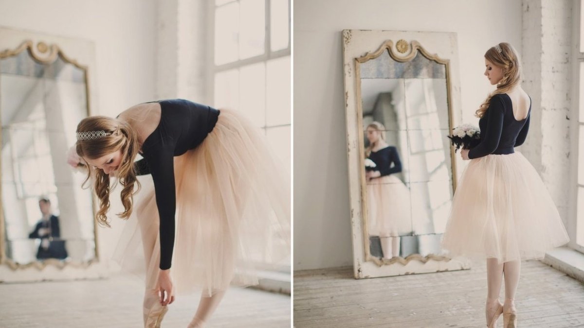 Фотосессия в стиле балерины