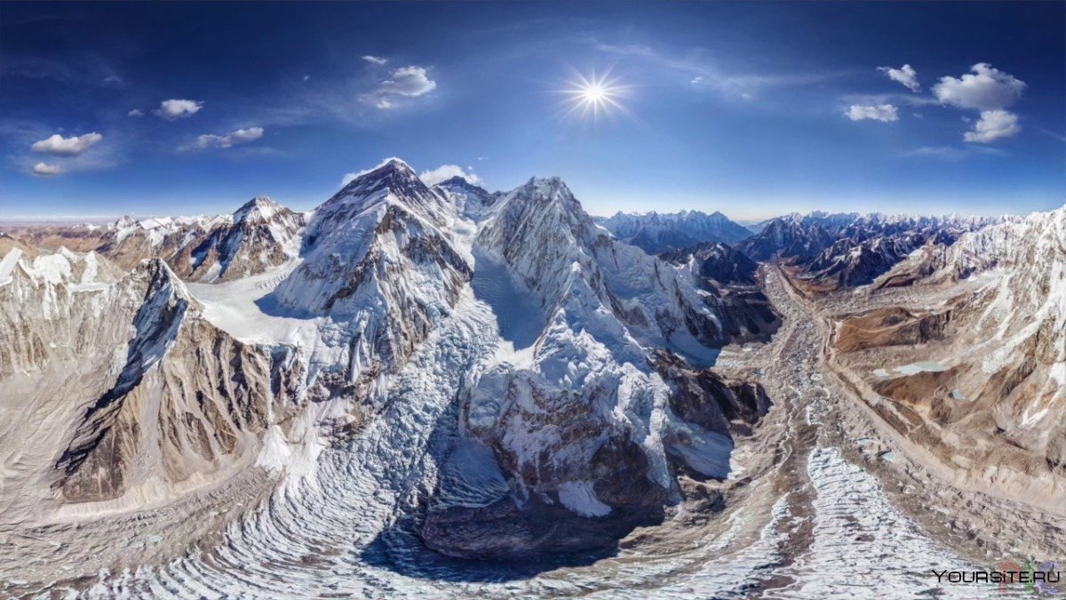 Панорама горы Эверест
