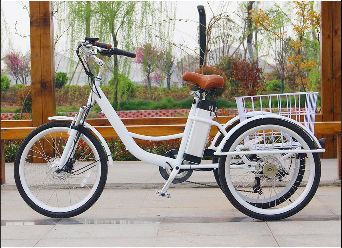 Электровелосипед трёхколёсный взрослый 250вт