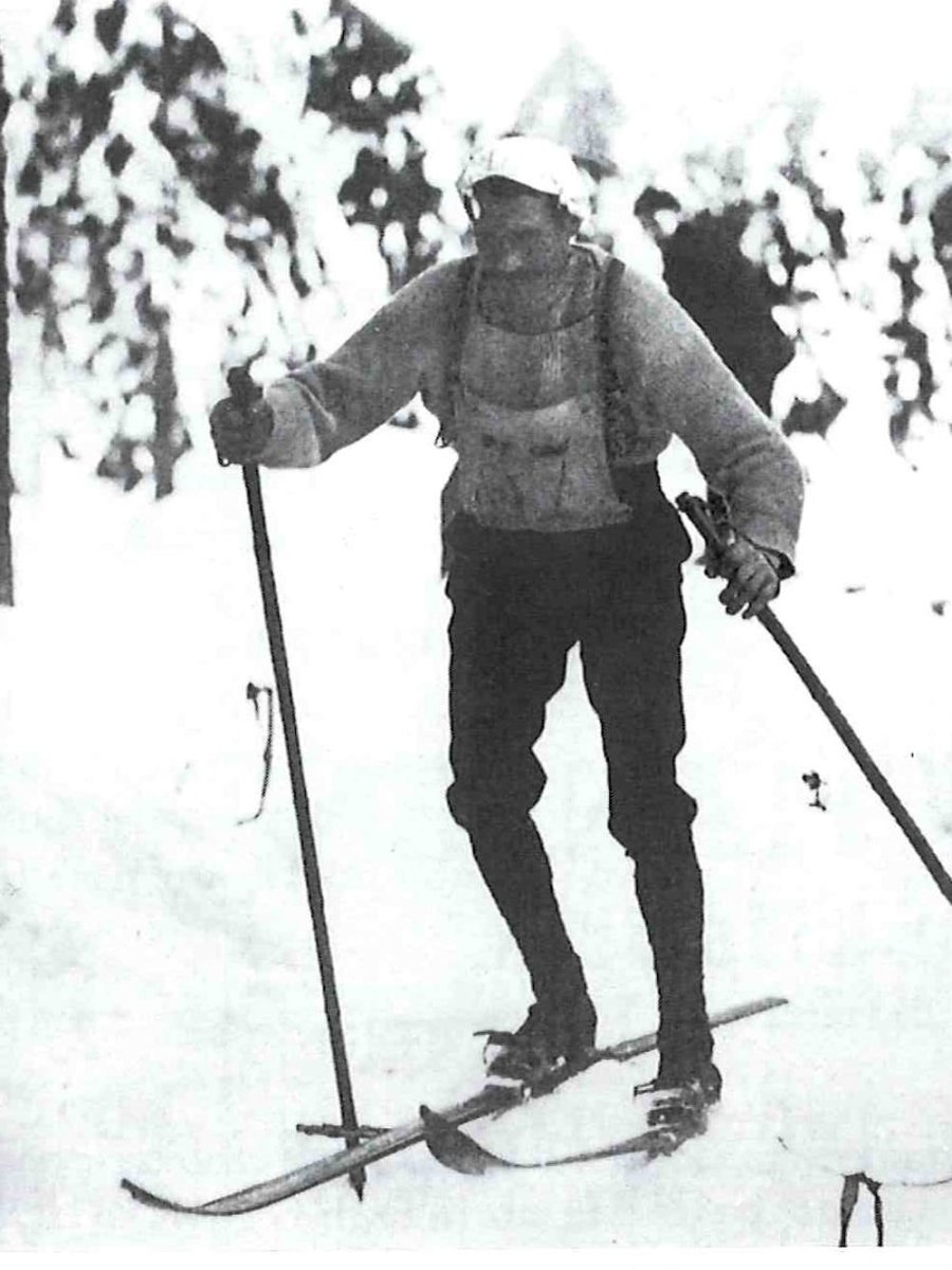Первые лыжные гонки 1767 г в Норвегии