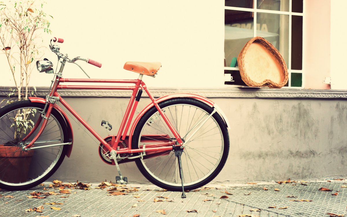 Итальянский велосипед с сердцем