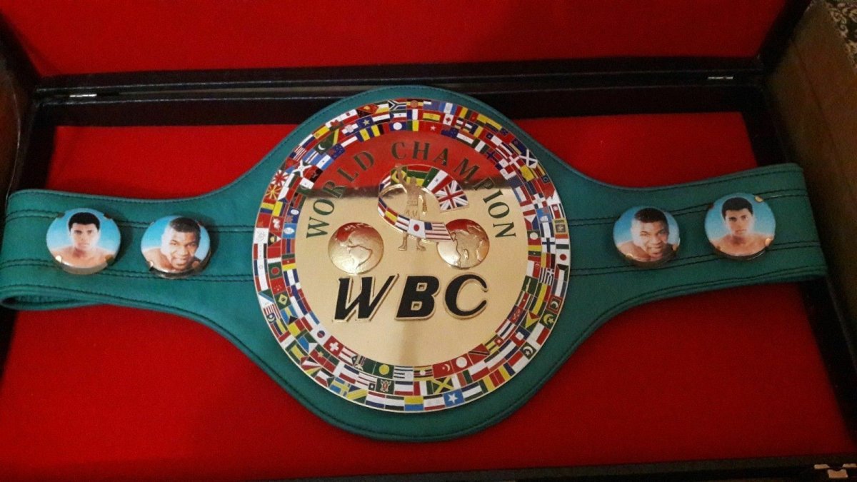 Бокс WBC ремень зилйоный