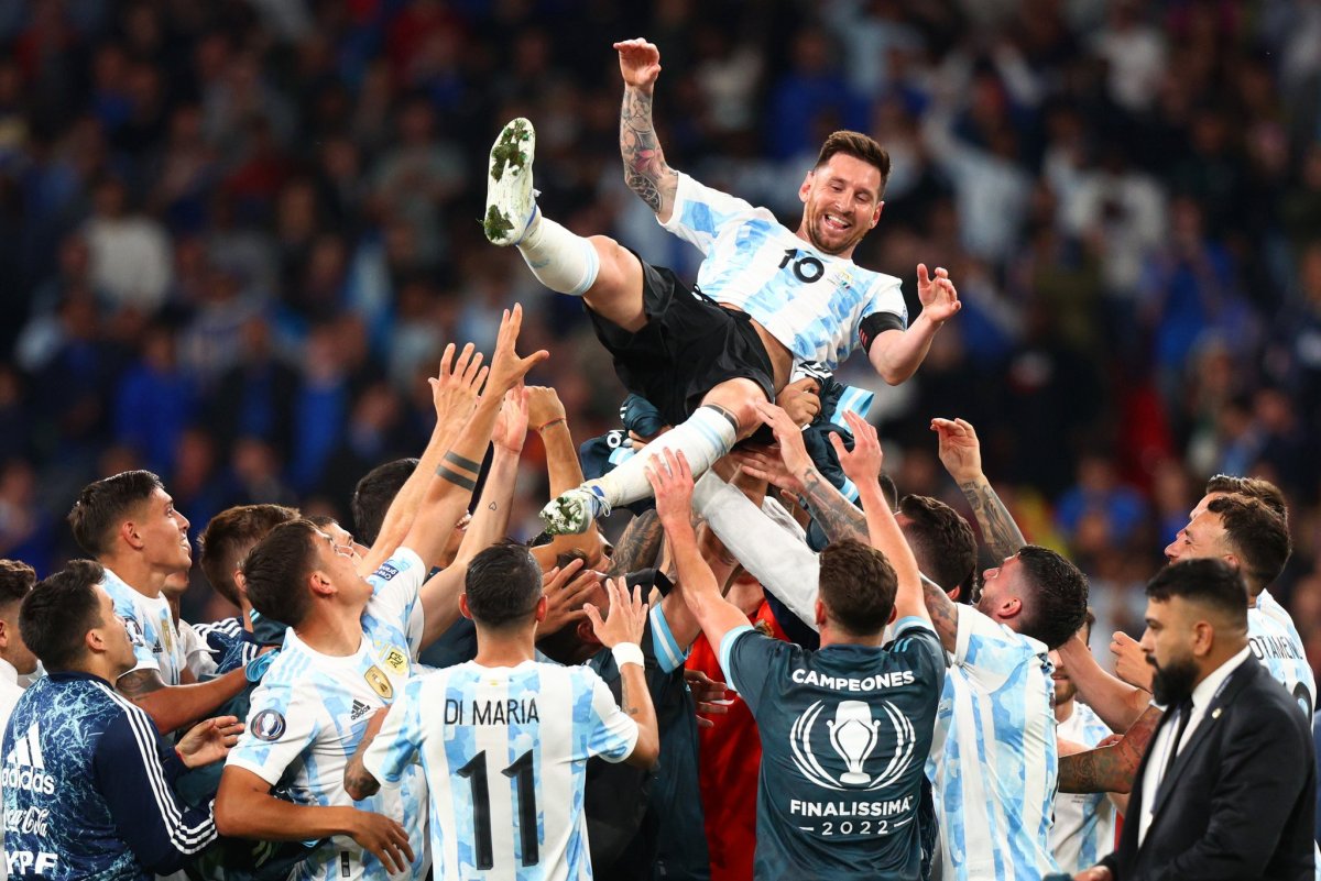 Футбол финалиссима-2022 Италия Аргентина
