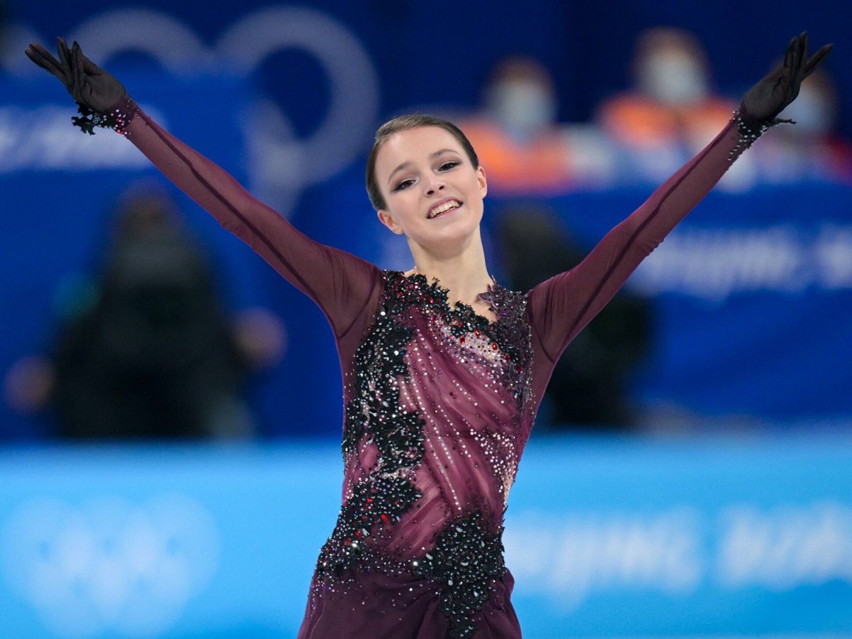 Анна Щербакова фигуристка олимпиада 2022
