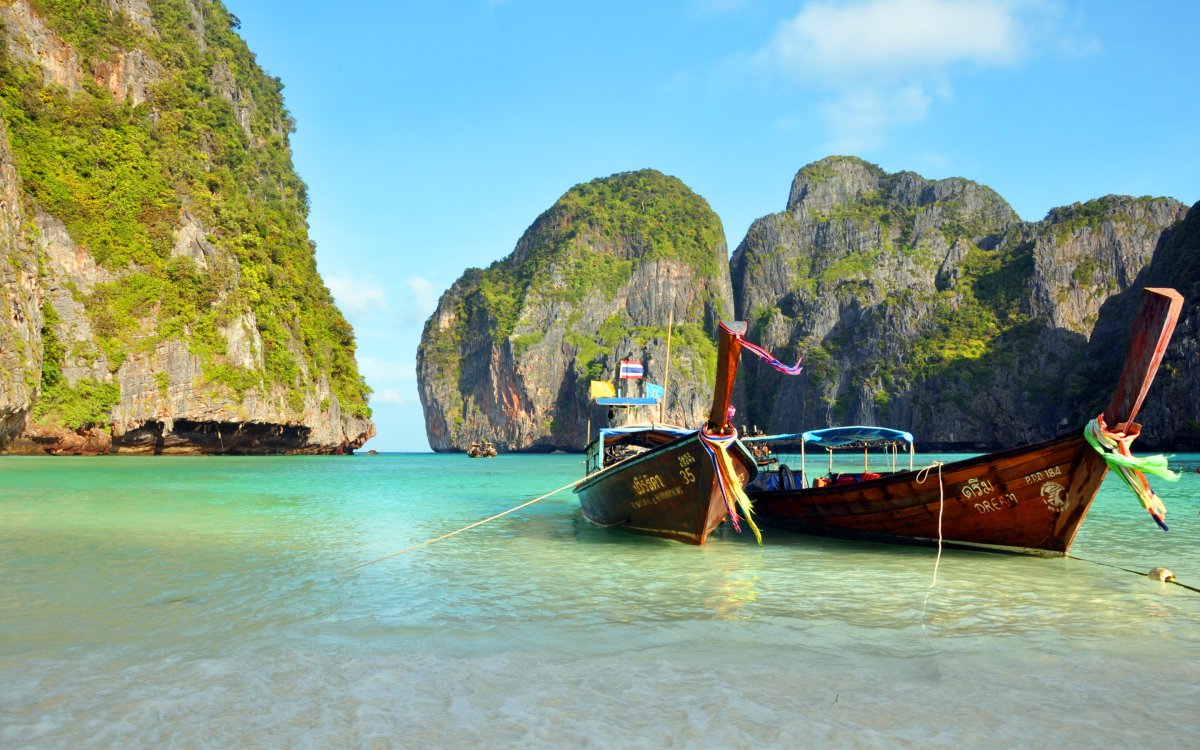 Тайланд пляж лодка