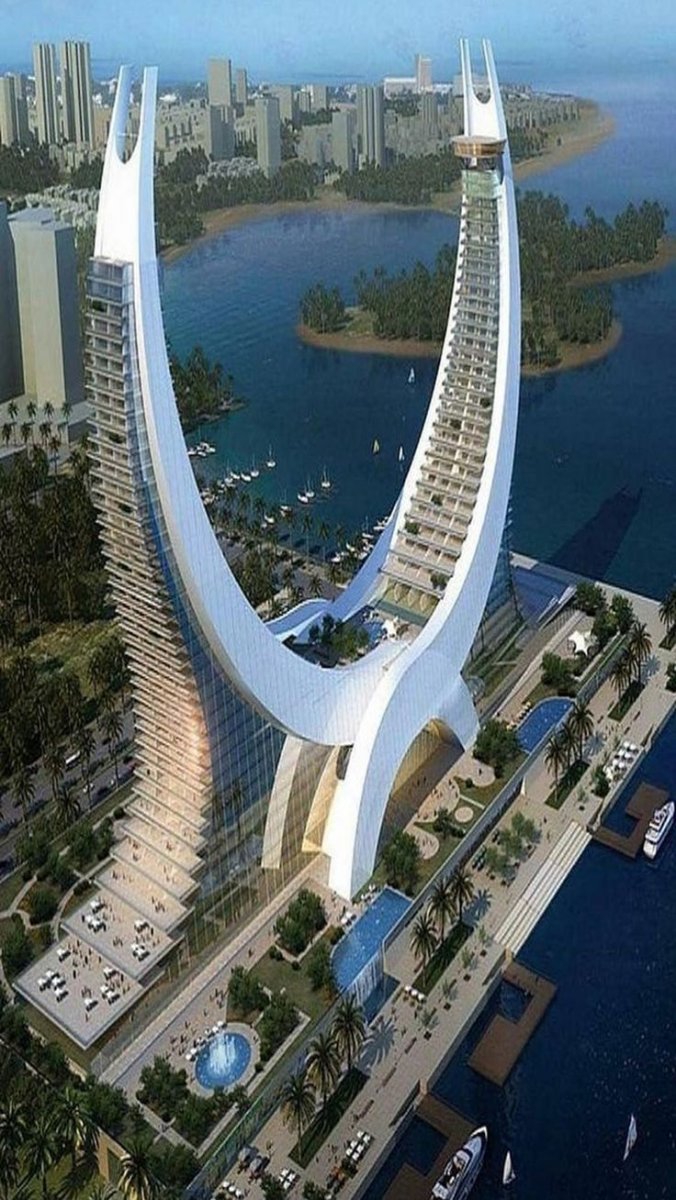 Футуристичная архитектура Дубай