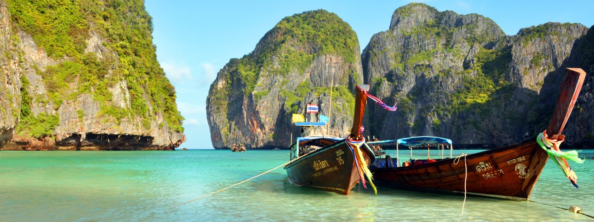 Обои Тайланд лодка