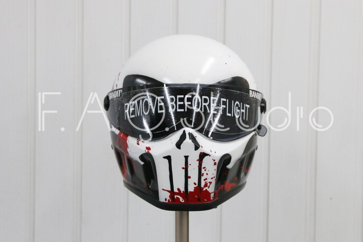 Bandit Helmet Airbrush