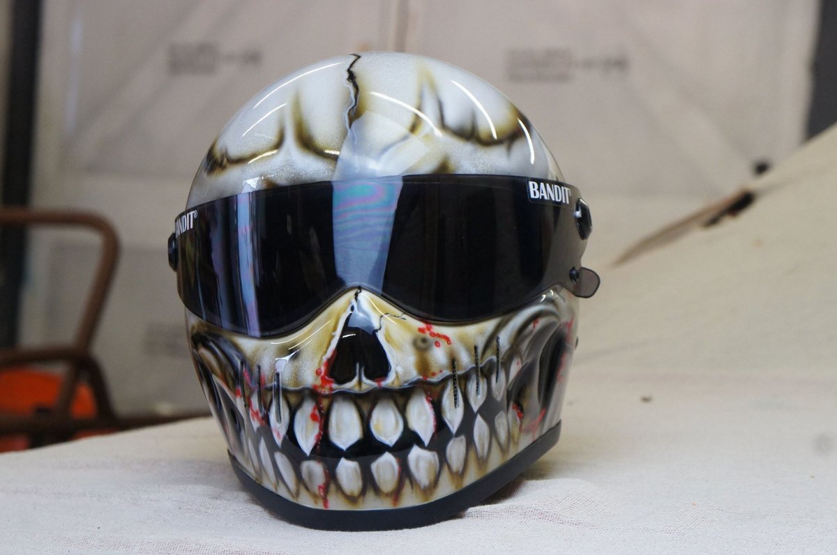 Шлем череп для мотоцикла