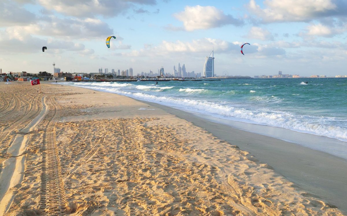 Kite Beach пляж в Дубае