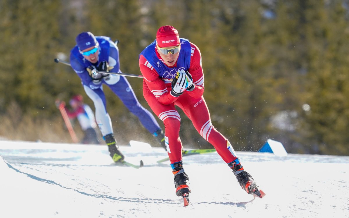 Александр Большунов лыжные гонки