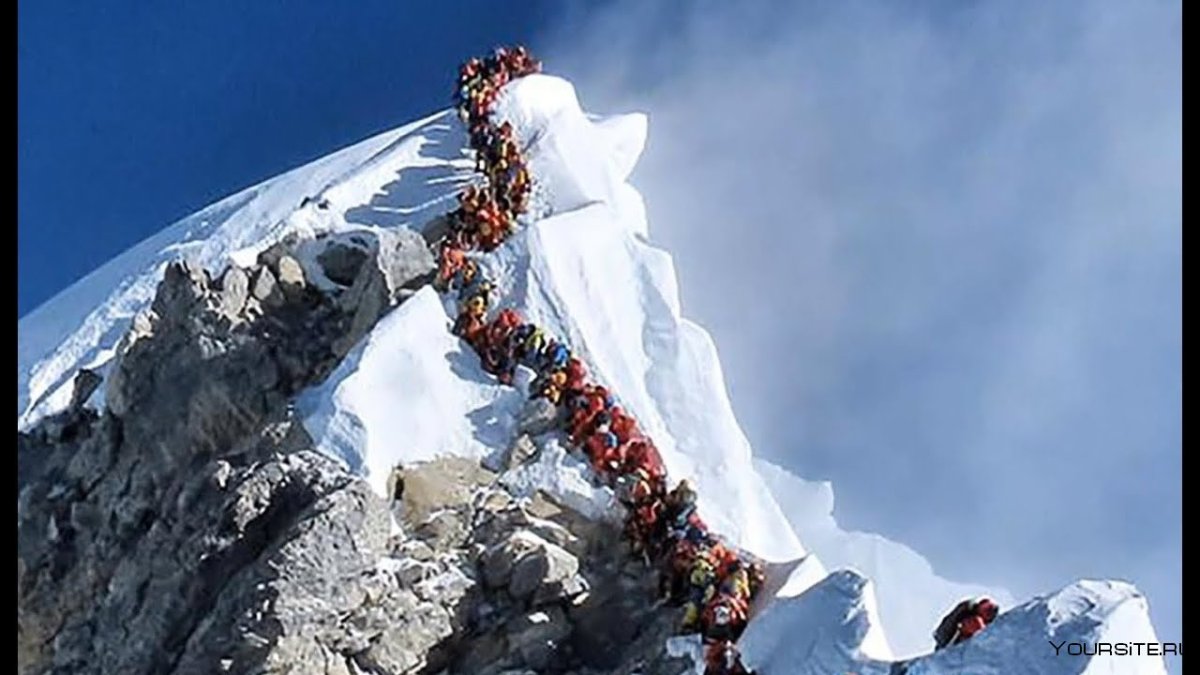 Очередь на Эверест 22 мая 2019