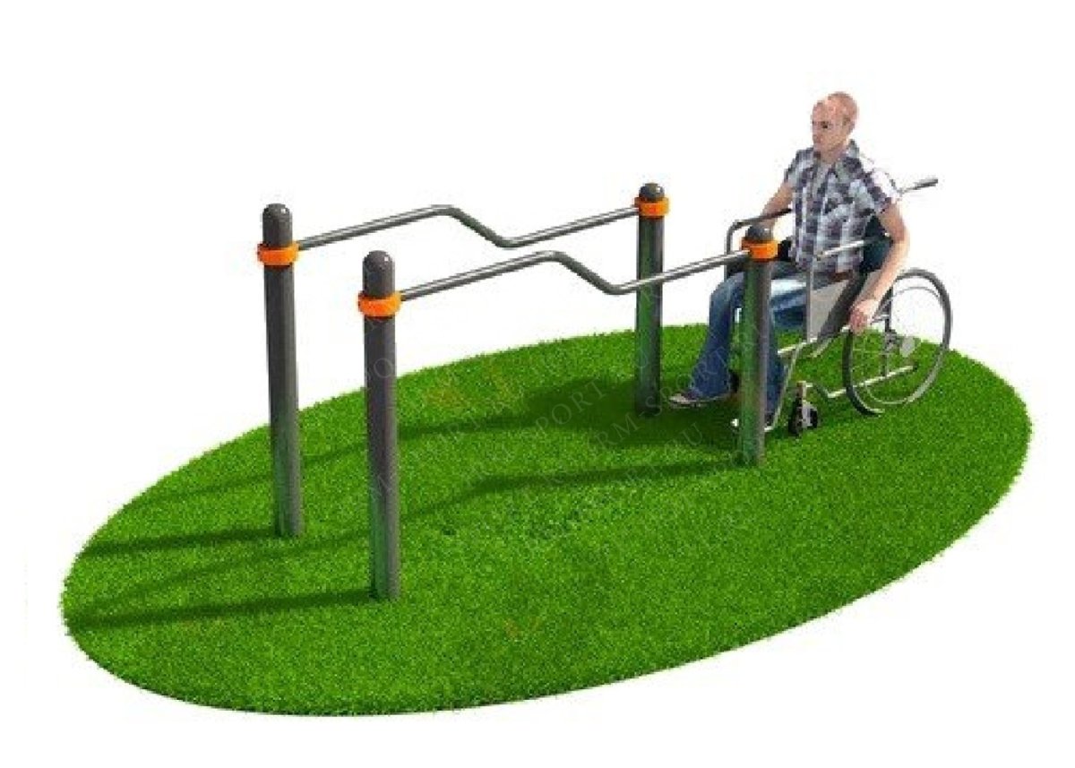 Уличные тренажеры для инвалидов колясочников