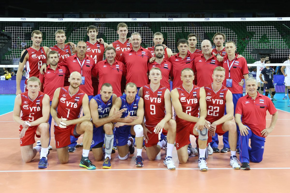 Команда сборной России по волейболу