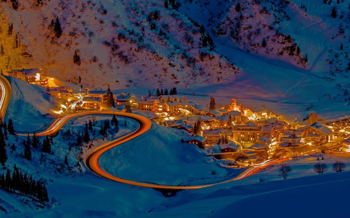 Австрия Альпы горнолыжные курорты