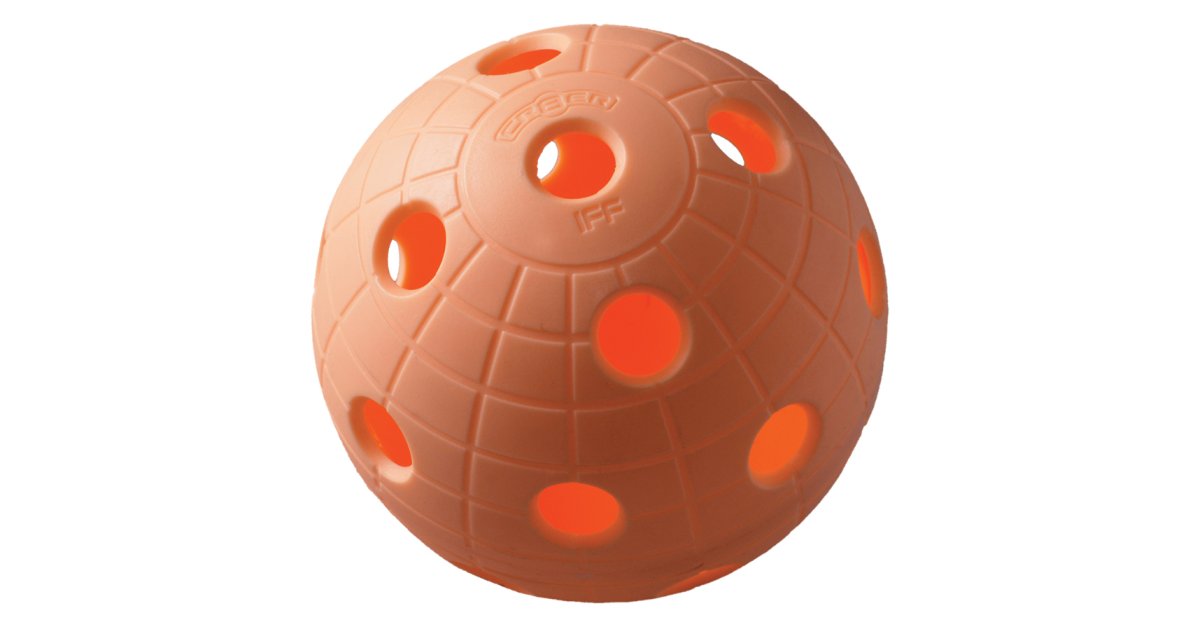 Мяч для флорбола оранжевый 2405334
