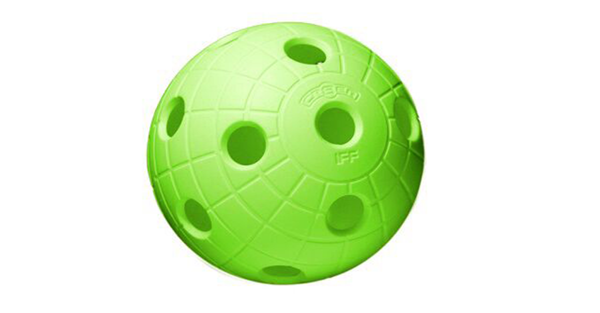 Мяч флорбольный Pro-line 72 мм зеленый