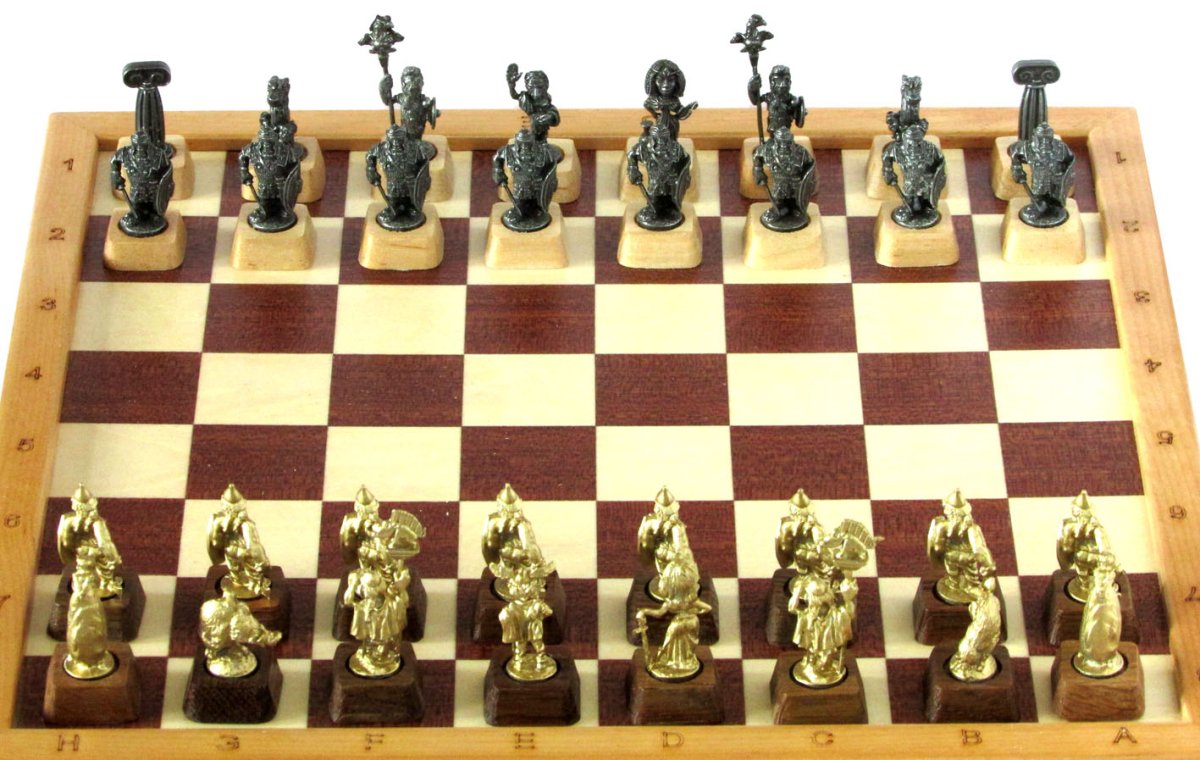 Шахматы малые крестоносцы 32см