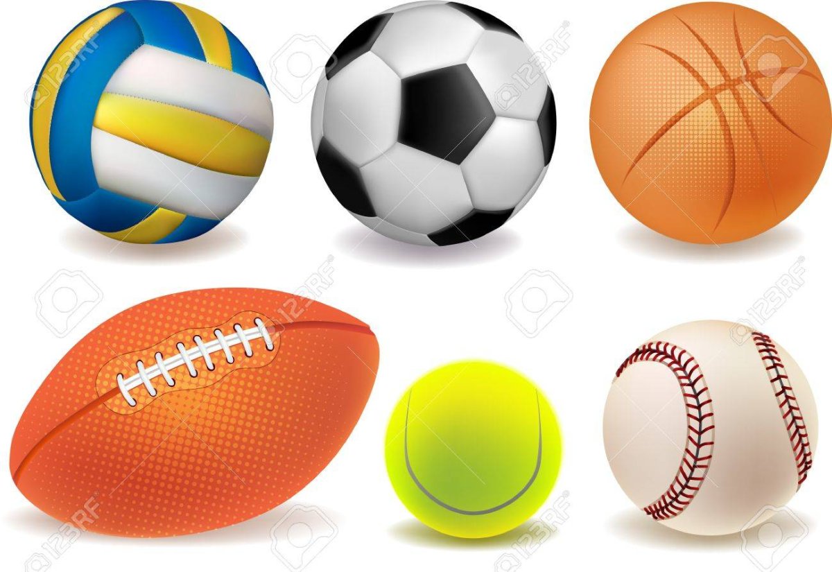 Спортивные мячи по видам спорта