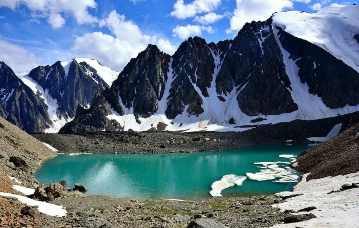Голубое озеро горный Алтай Актру