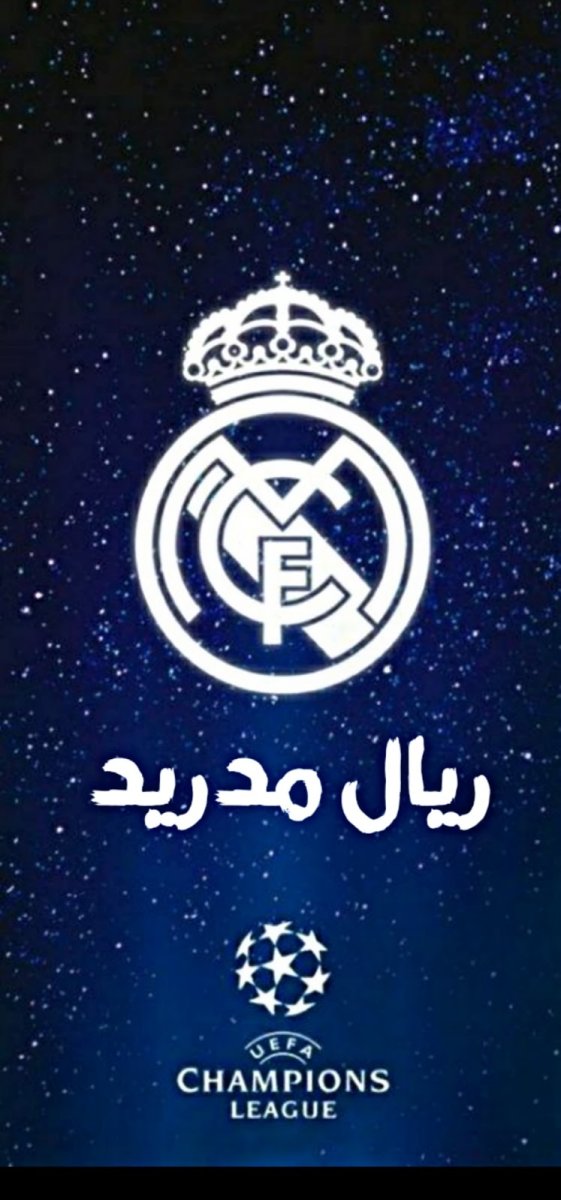 Лого Реал Мадрид на черном