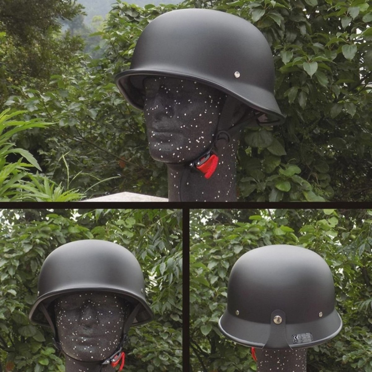 Мотоциклетный шлем немецкая каска