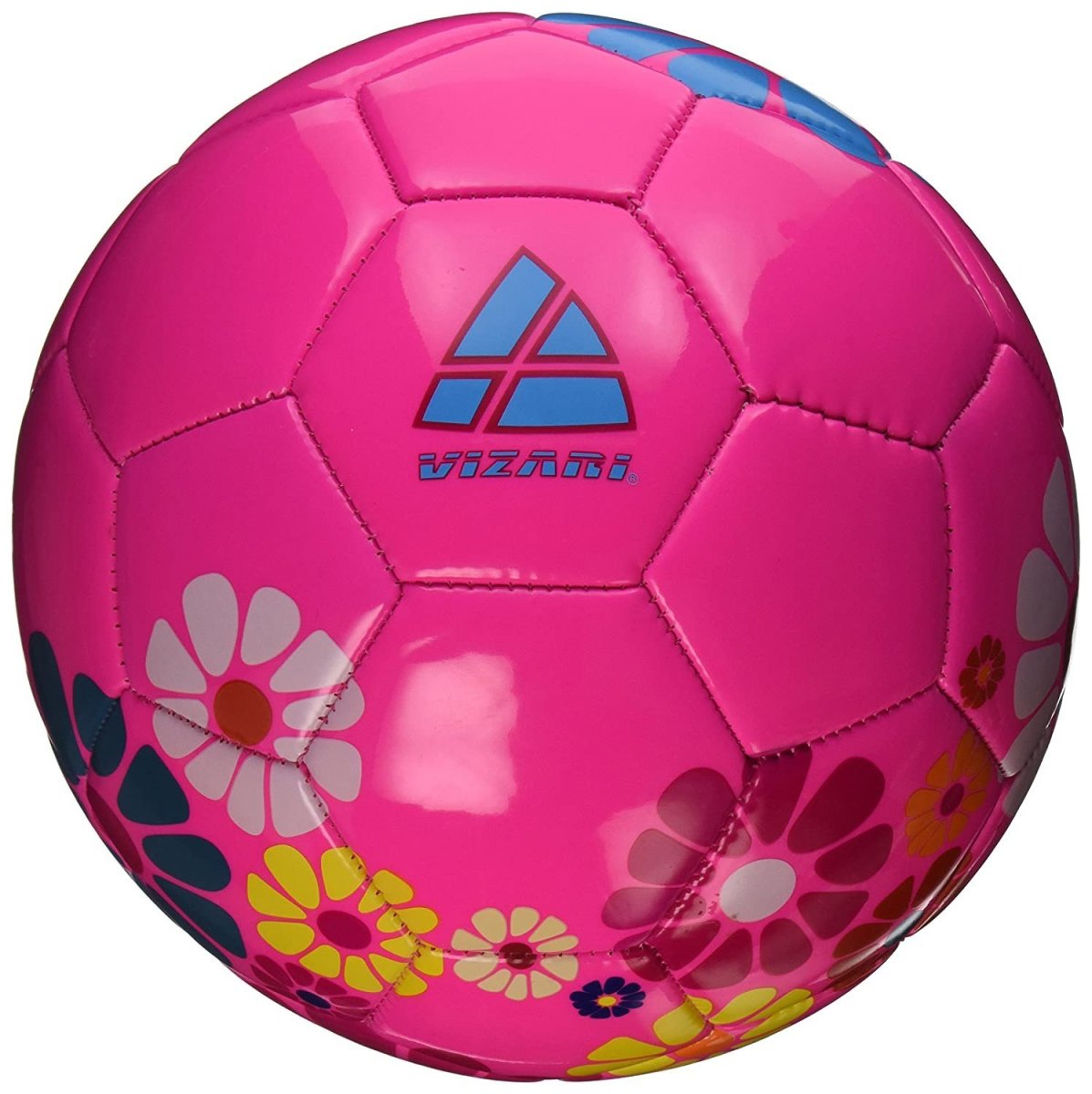 Розовый футбольный мяч