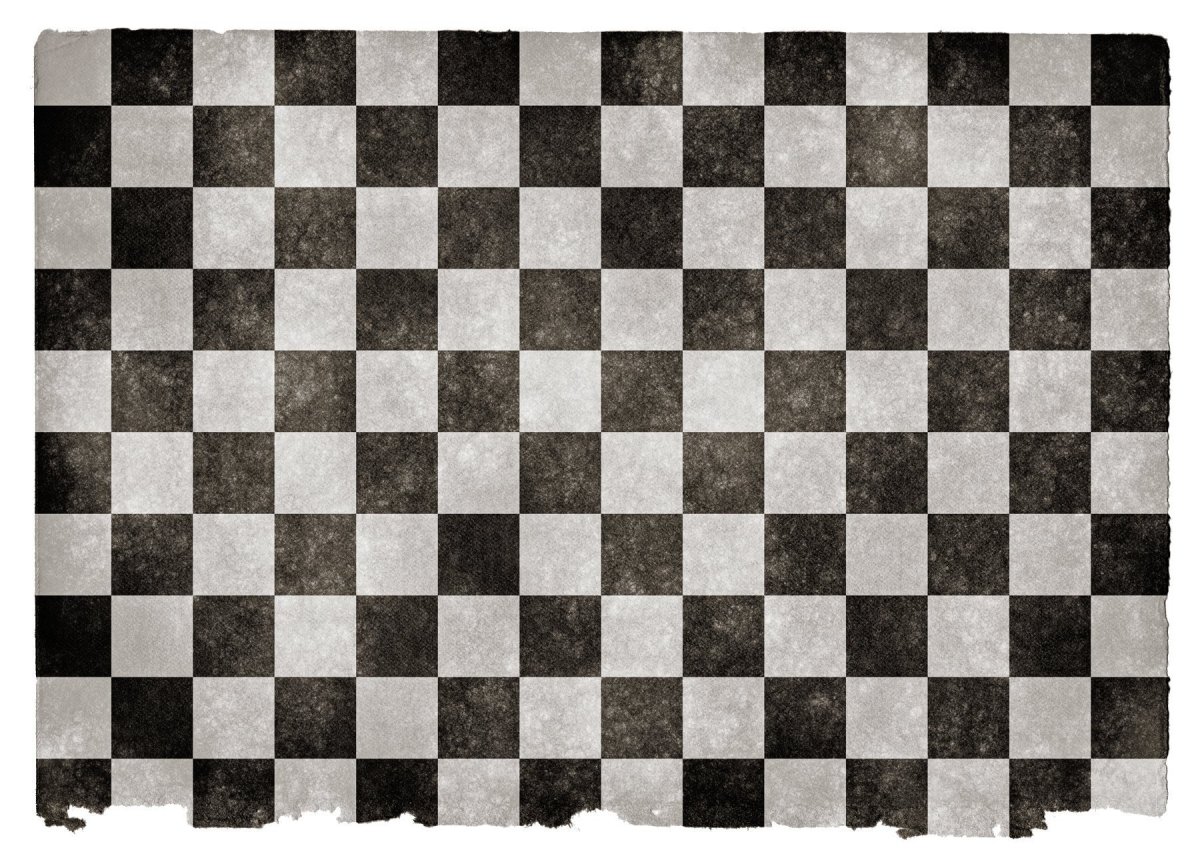 Шахматная доска черно белая